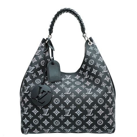 louis vuitton purse grey|louis vuitton mahina carmel bag.